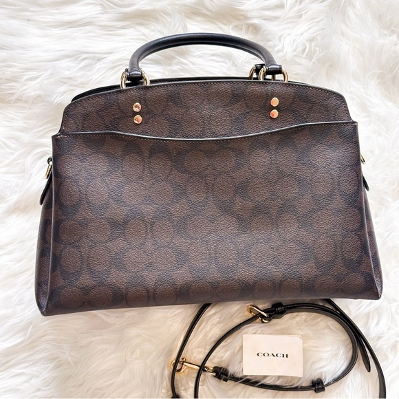 Coach Lillie Carryall In Signature Canvas handbag - Picture 5 of 13